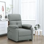 vidaXL Massagestoel elektrisch stof donkergrijs, Verzenden, Nieuw