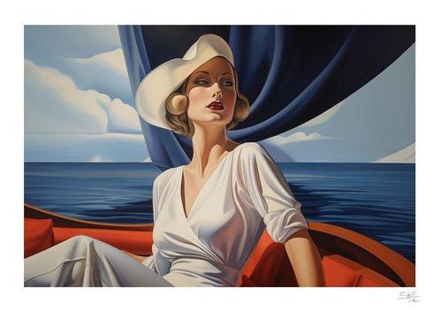 SKE - Sortie en mer, Antiek en Kunst, Kunst | Schilderijen | Modern