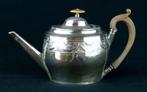 Theepot - Verzilverd, Antiek en Kunst