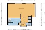 Studio Abel Tasmanplein in Assen, Huizen en Kamers, Kamers te huur, Minder dan 20 m², Overige regio's
