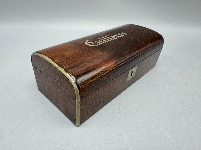 Kist - Hout - Lepelkistje rond 1900, Antiek en Kunst, Curiosa en Brocante