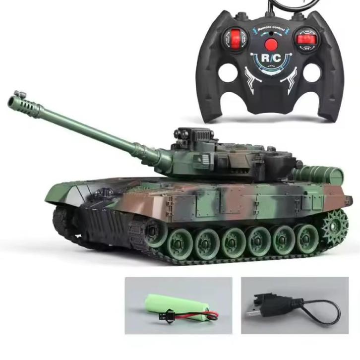 RC Militaire Tank met Afstandsbediening - M1 Leopard 2 Model, Hobby en Vrije tijd, Modelbouw | Radiografisch | Overige, Nieuw