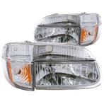 ANZO 1995-2001 Ford Explorer Crystal Headlights Chrome w/, Auto-onderdelen, Verlichting, Ophalen of Verzenden, Nieuw