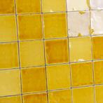 Wandtegels | landelijke handvorm tegels oker geel mix 10x10-, Verzenden, Nieuw