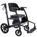 Triumph Prestige - 2-in-1 Rolstoel én rollator - Mid. Blue, Diversen, Ophalen of Verzenden, Inklapbaar, Nieuw, Duwrolstoel