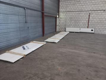 Witte golfplaten, dakplaten, 15st. 3000 mm en 42st. 6000 mm beschikbaar voor biedingen