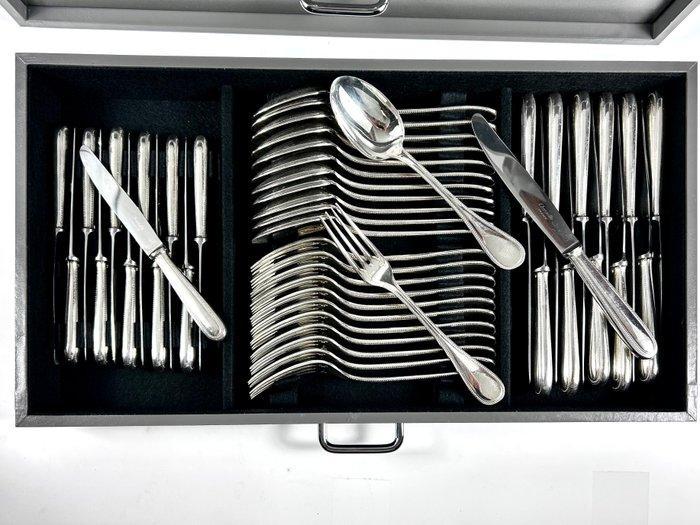 Christofle - Bestekset voor 12 personen (142) - Perles -, Antiek en Kunst, Antiek | Meubels | Tafels