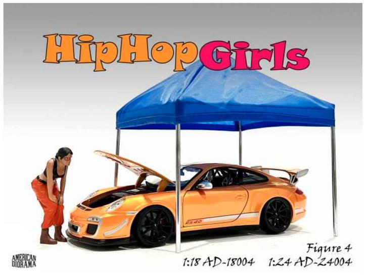 GSDCCad 00024104 1/24 Hip Hop Girls figure #4 (1:24), Hobby en Vrije tijd, Modelbouw | Figuren en Diorama's, Nieuw, Ophalen of Verzenden