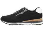 Marco Tozzi - Sneakers Laag - Maat 37 - Zwart, Verzenden, Zo goed als nieuw