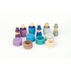 Grapat - Houten nins® poppetjes met ringen en schijfjes, Nieuw
