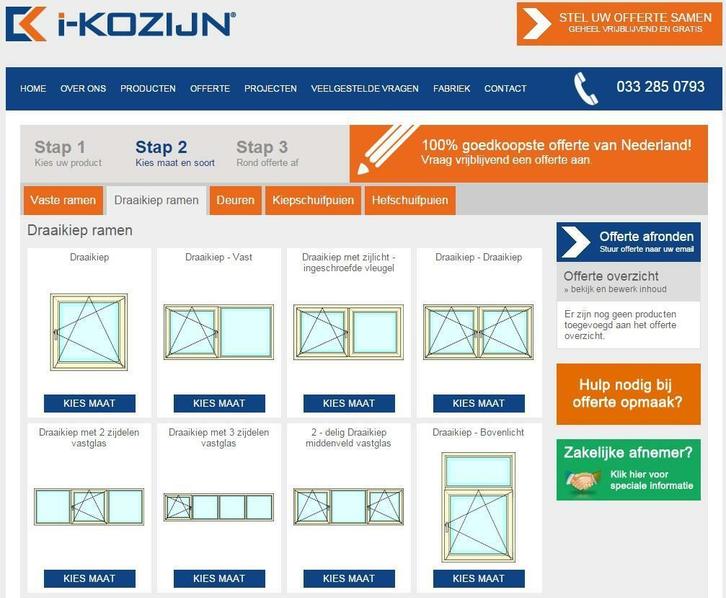 100% GOEDKOOPSTE KUNSTSTOF KOZIJNEN, RAMEN EN SCHUIFPUI EN!!, Doe-het-zelf en Verbouw, Overige Doe-het-zelf en Verbouw, Nieuw