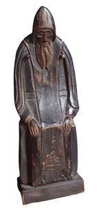 Beeldje, Statue of the Holy Monk Nils Stolbensky - 22 cm -