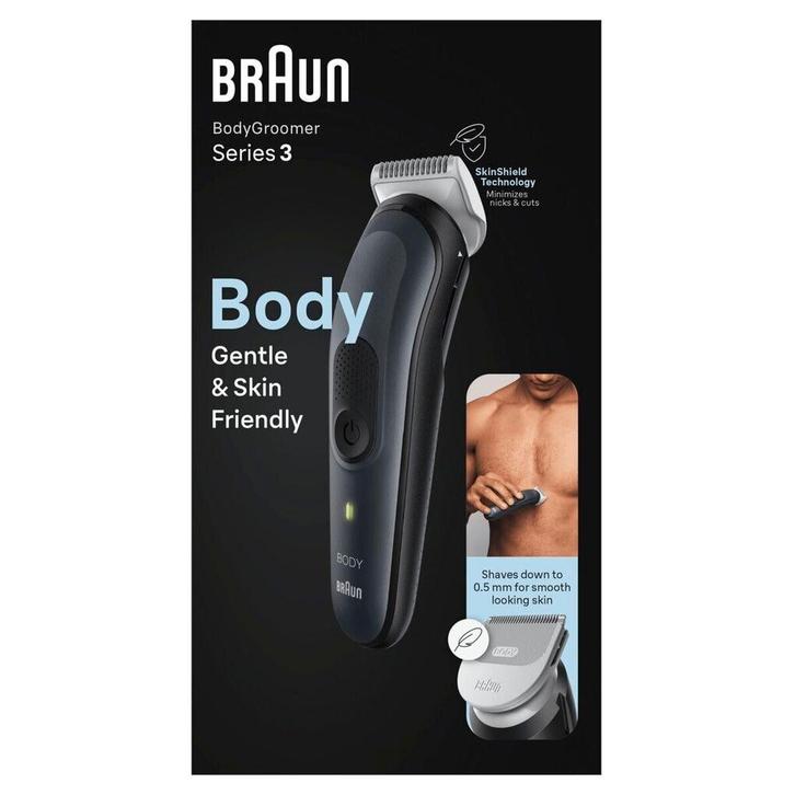 Braun Series 3 3340 Bodygroomer, Witgoed en Apparatuur, Persoonlijke-verzorgingsapparatuur, Nieuw, Verzenden