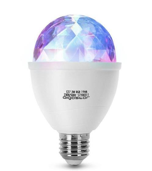 Discolamp met E27 fitting | LED 3W | RGB meerkleurig | draai, Huis en Inrichting, Lampen | Overige, Nieuw, Verzenden