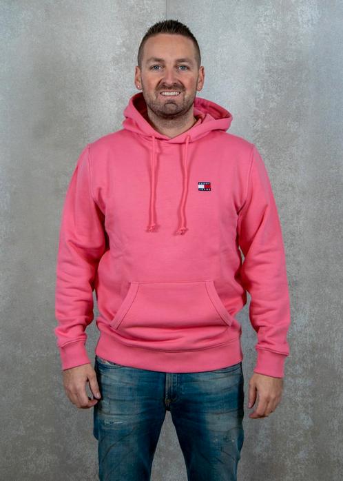 -30% Tommy Hilfiger  Tommy Hilfiger Reg badge hoodie ext  ma, Kleding | Heren, Truien en Vesten, Roze, Nieuw, Verzenden