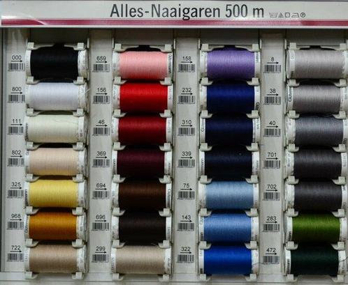 Alles naaigaren Gutermann 500M, Hobby en Vrije tijd, Stoffen en Lappen, Verzenden