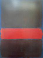 Mark Rothko (after) - Maroon on Blue - Offset lithography -
