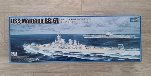 Trumpeter 05372 USS Montana BB-67 1:350, Hobby en Vrije tijd, Modelbouw | Boten en Schepen, Verzenden