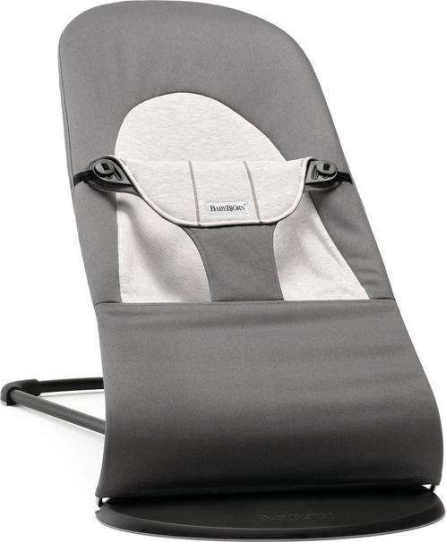 BabyBjörn Wipstoeltje Balance Soft Geweven Jersey Donkergri, Kinderen en Baby's, Wipstoeltjes, Verzenden