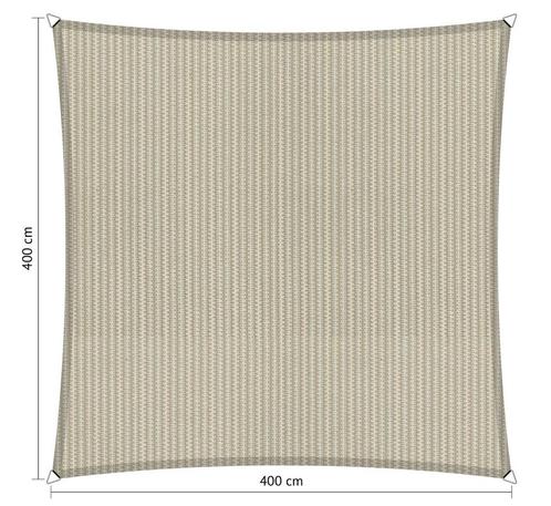 Schaduwdoek vierkant 4x4 Sahara sand, Tuin en Terras, Schaduwdoeken, Nieuw, Ophalen of Verzenden