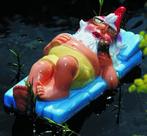 Zonnende tuinkabouter, Tuin en Terras, Tuinbeelden, Verzenden, Nieuw