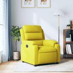vidaXL Fauteuil verstelbaar fluweel geel, Huis en Inrichting, Fauteuils, Verzenden, Nieuw