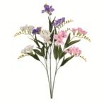 Freesia tak wit 73 cm zijde ivory letop of foto staan 3, Hobby en Vrije tijd, Knutselen, Ophalen of Verzenden, Nieuw