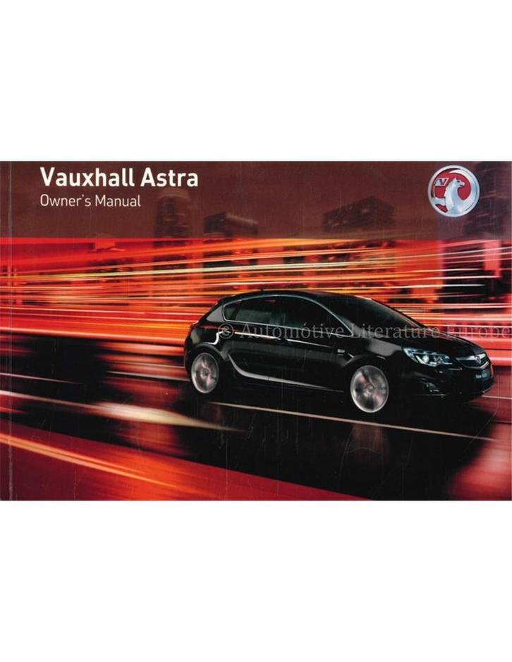 2010 VAUXHALL ASTRA INSTRUCTIEBOEKJE ENGELS, Auto diversen, Handleidingen en Instructieboekjes