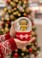 Kerstdecoratie - Glas - Gingerbread Man sneeuwbol, Diversen, Kerst, Nieuw