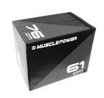 Muscle Power Soft Plyo Box - Zwart, Sport en Fitness, Verzenden, Nieuw