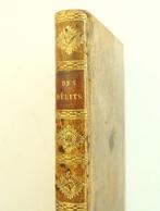 Cesare Beccaria ; abbé Morellet (trad.) ; Diderot (notes) -