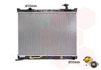 RADIATOR VOOR KIA SORENTO I JC 2002-2006 253103E730, Auto-onderdelen, Airco en Verwarming, Ophalen of Verzenden, Nieuw