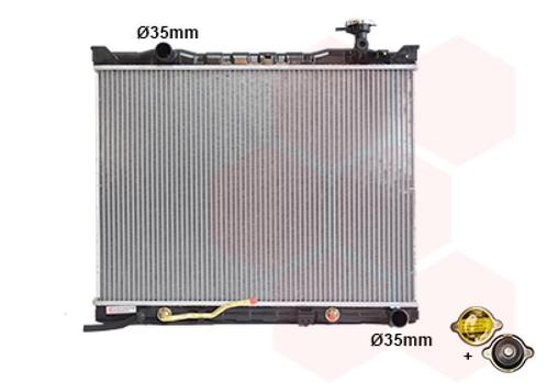 RADIATOR VOOR KIA SORENTO I JC 2002-2006 253103E730, Auto-onderdelen, Airco en Verwarming, Nieuw, Ophalen of Verzenden