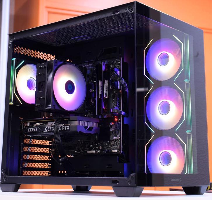 Hyper Game PC  :Supersnel met Ryzen 7 5700X en RTX 5070, Computers en Software, Desktop Pc's, 3 tot 4 Ghz, SSD, Met videokaart