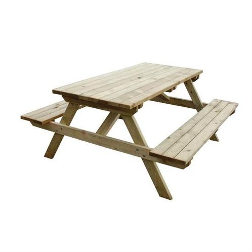 Rowlinson houten picknicktafel | 150cm, Zakelijke goederen, Horeca | Overige, Verzenden