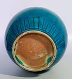 Vaas - Porselein - China - Monocromo turquoise (Zonder, Antiek en Kunst