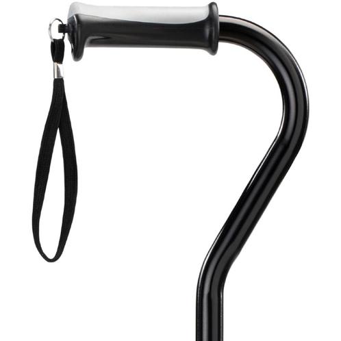 Wandelstok met offset handvat - Zwart, Diversen, Verpleegmiddelen, Ophalen of Verzenden