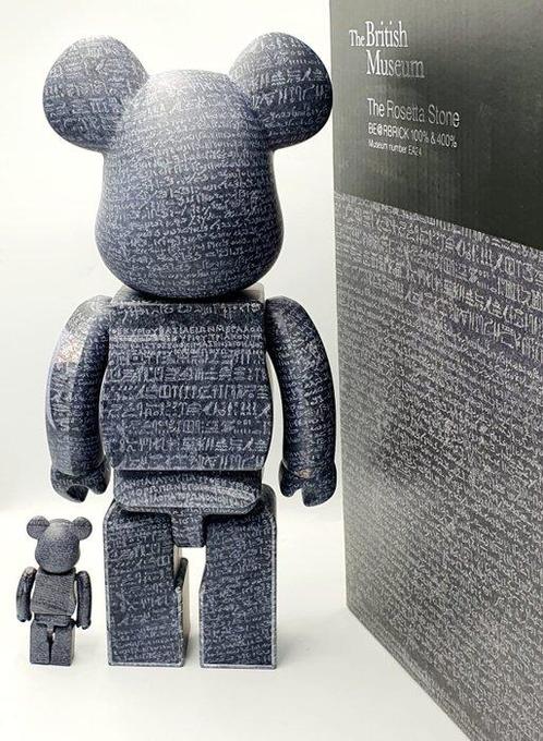 NO RESERVE Medicom Toy x The British Museum - Be@rbrick, Antiek en Kunst, Kunst | Designobjecten