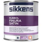 SIKKENS RUBBOL FINURA SATIN - ON.00.58 - 1 liter - AKZO N..., Doe-het-zelf en Verbouw, Overige kleuren, Nieuw, Ophalen of Verzenden
