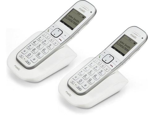 Fysic FX-9000 DUO Senioren DECT telefoon - Extra luid, Huis en Inrichting, Woonaccessoires | Overige, Nieuw, Verzenden