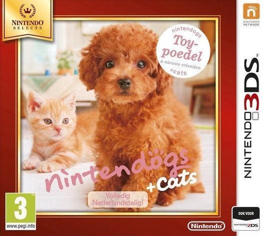 3DS Nintendogs + Cats: Toy Poodle & New Friends, Spelcomputers en Games, Games | Nintendo 2DS en 3DS, Zo goed als nieuw, Verzenden