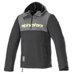 Alpinestars Sherpa Hoodie Tar Grijs Zwart Fluo Geel, Motoren, Kleding | Motorkleding, Nieuw met kaartje, Jas | textiel, Alpinestars