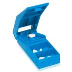 GEASY Pillensnijder – Blauw – Compact &amp; Veilig – Geschikt, Verzenden
