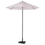 Parasol Torbole – Ø200cm – Premium Parasol -  Beige | Incl., Verzenden, Nieuw