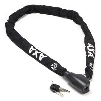 Kettingslot | AXA | 110 cm (5 mm, Click-in, Zwart), Fietsen en Brommers, Fietsaccessoires | Fietssloten, Nieuw, Verzenden