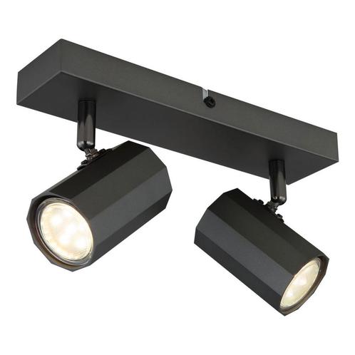 Opbouwspots JAMES 2-lichts GU10 39cm, Huis en Inrichting, Lampen | Spots, Led, Nieuw, Plafondspot of Wandspot, Ophalen of Verzenden