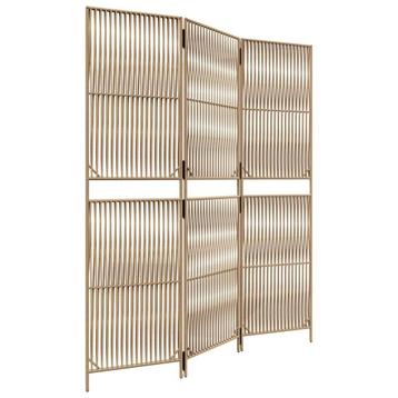 Kamerscherm 3 Panelen Beige - Retourdeal - 35% Korting! beschikbaar voor biedingen