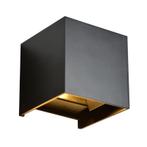 Led  Wandlamp Dimbaar -  2 x 3 Watt - IP65 - Mat Zwart, Huis en Inrichting, Lampen | Overige, Verzenden, Nieuw