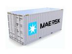 Schaal 1 Kiss 561 102 Container MAERSK 20 ft (Kiss Schweiz), Hobby en Vrije tijd, Modeltreinen | Overige schalen, Ophalen of Verzenden