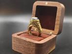 Geel goud, 16k, 6,65g Intaglio Zegelring, Antiek en Kunst